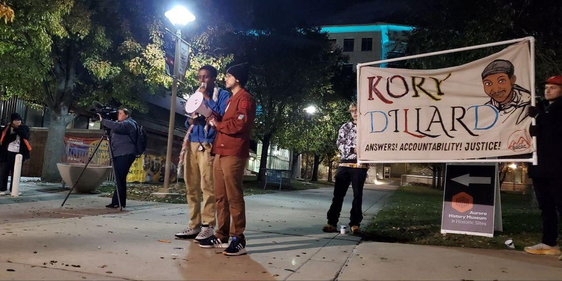 Aurora, Colorado vigil demands justice for Kory Dillard.  | Staff/Fight Back! News