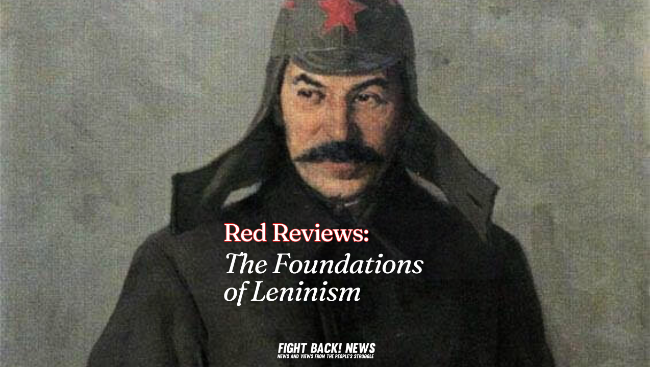 Portrait of Stalin in the civil war.