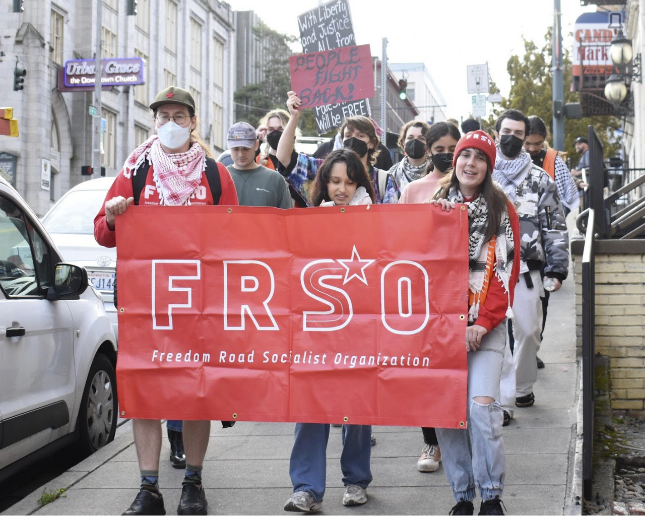 Tacoma protest against deploying ShotSpotter surveillance system.  | Staff/Fight Back! News
