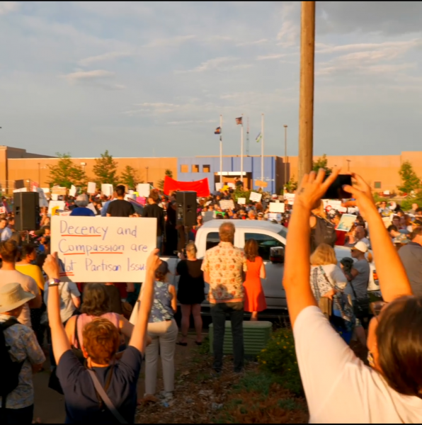 Protest against Trump's concentration camps.